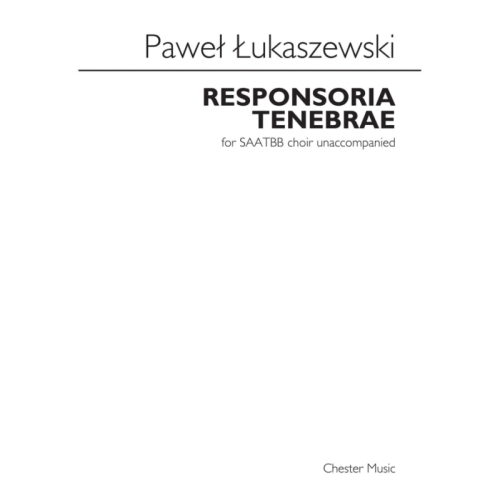 Łukaszewski, Paweł - Responsoria Tenebrae