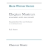 Henze, Hans Werner - Elogium Musicum