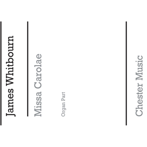 Whitbourn, James - Missa...