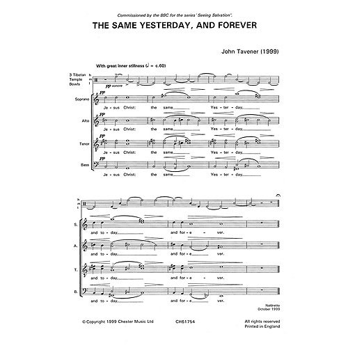 Tavener, John - The Same...