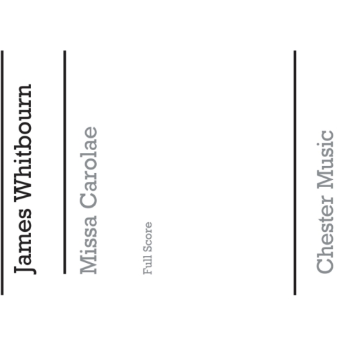 Whitbourn, James - Missa...