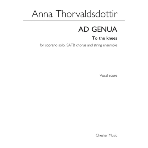 Thorvaldsdottir, Anna - Ad...