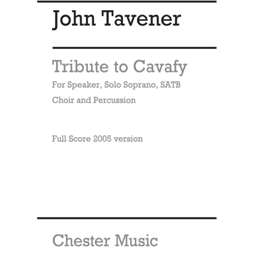 Tavener, John - Tribute To...