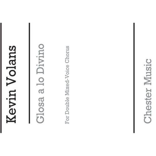Volans, Kevin - Glosa a lo...
