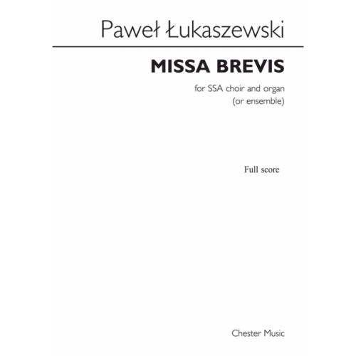 Łukaszewski, Paweł - Missa...