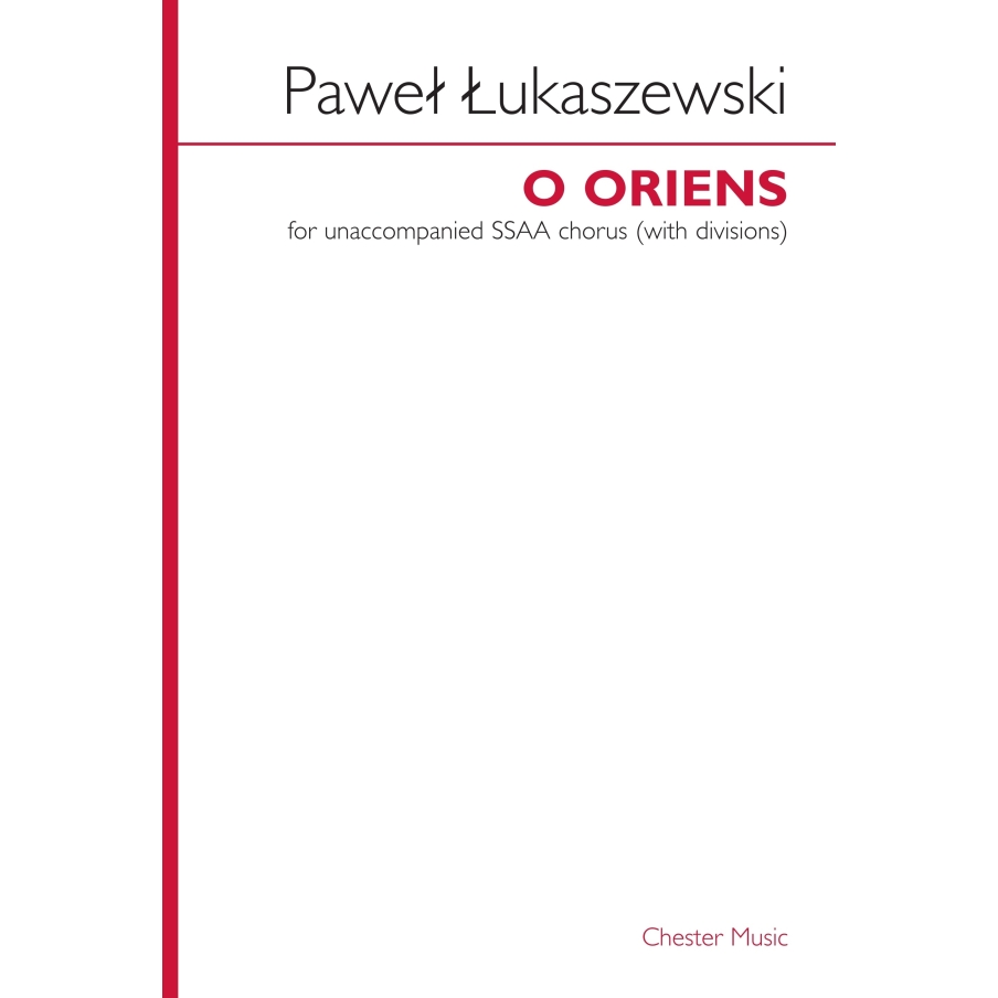 Łukaszewski, Paweł - O Oriens