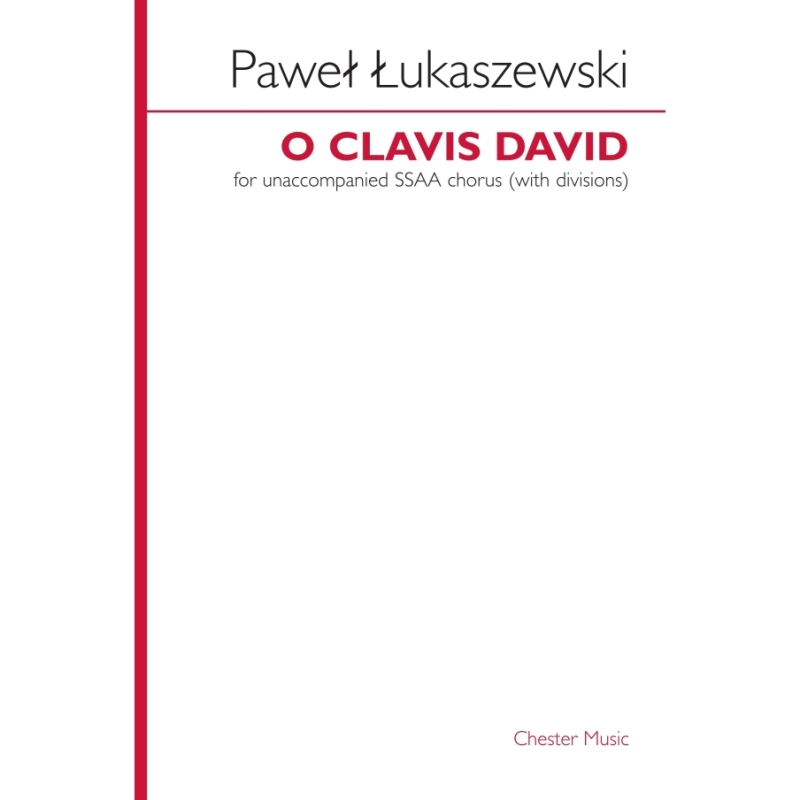 Łukaszewski, Paweł - O Clavis David