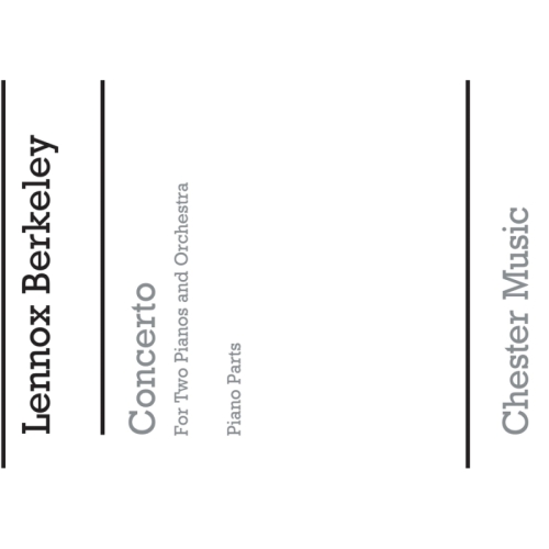 Berkeley, Lennox - Concerto...