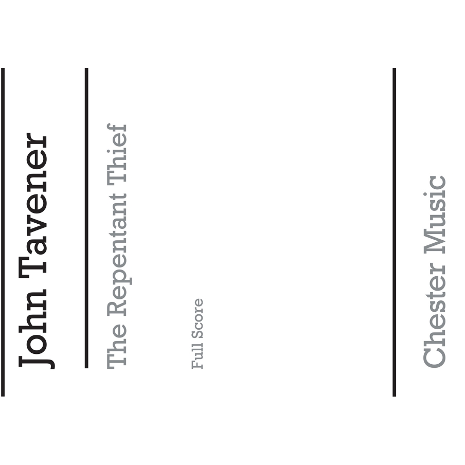 Tavener, John - The Repentant Thief