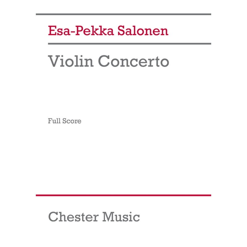 Salonen, Esa-Pekka - Violin Concerto (Score)