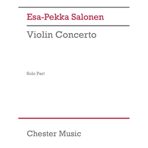 Salonen, Esa-Pekka - Violin Concerto (solo part)