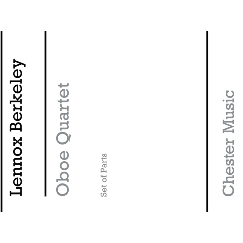 Berkeley, Lennox - Oboe Quartet Op. 70 (Parts)