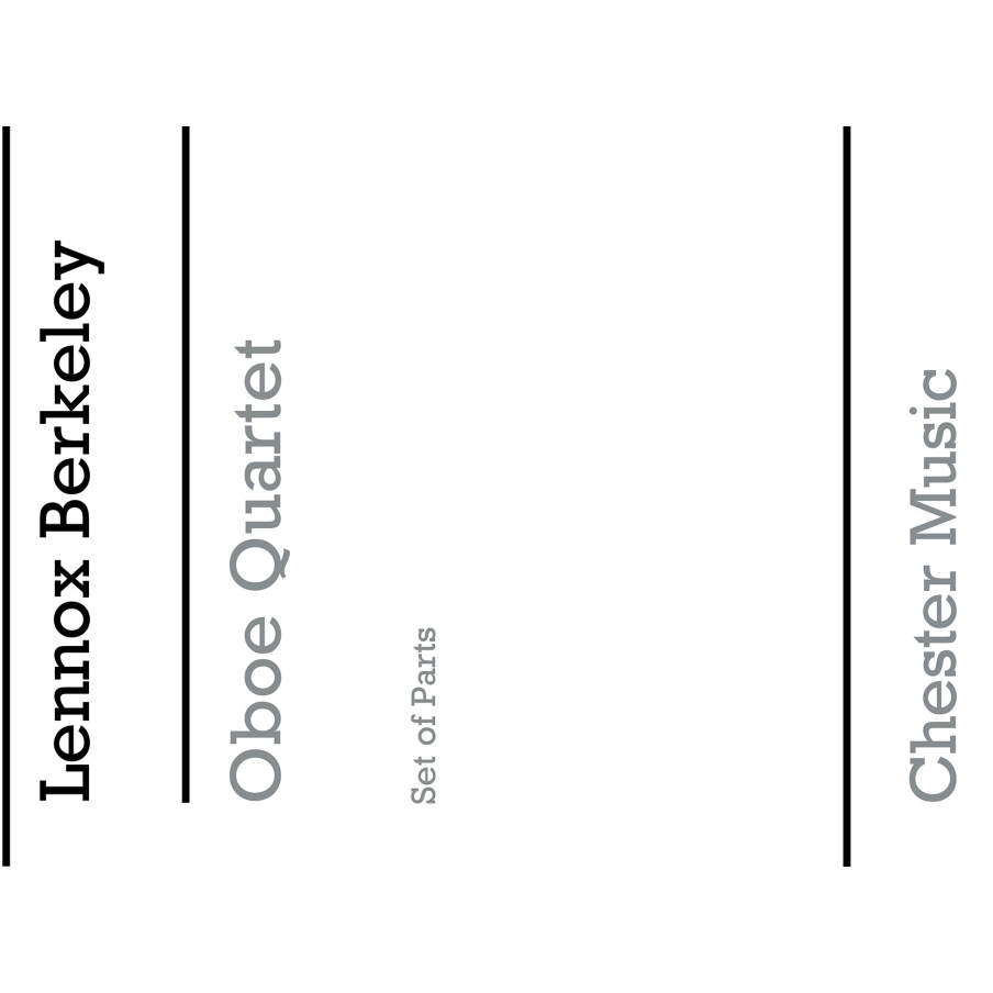 Berkeley, Lennox - Oboe Quartet Op. 70 (Parts)
