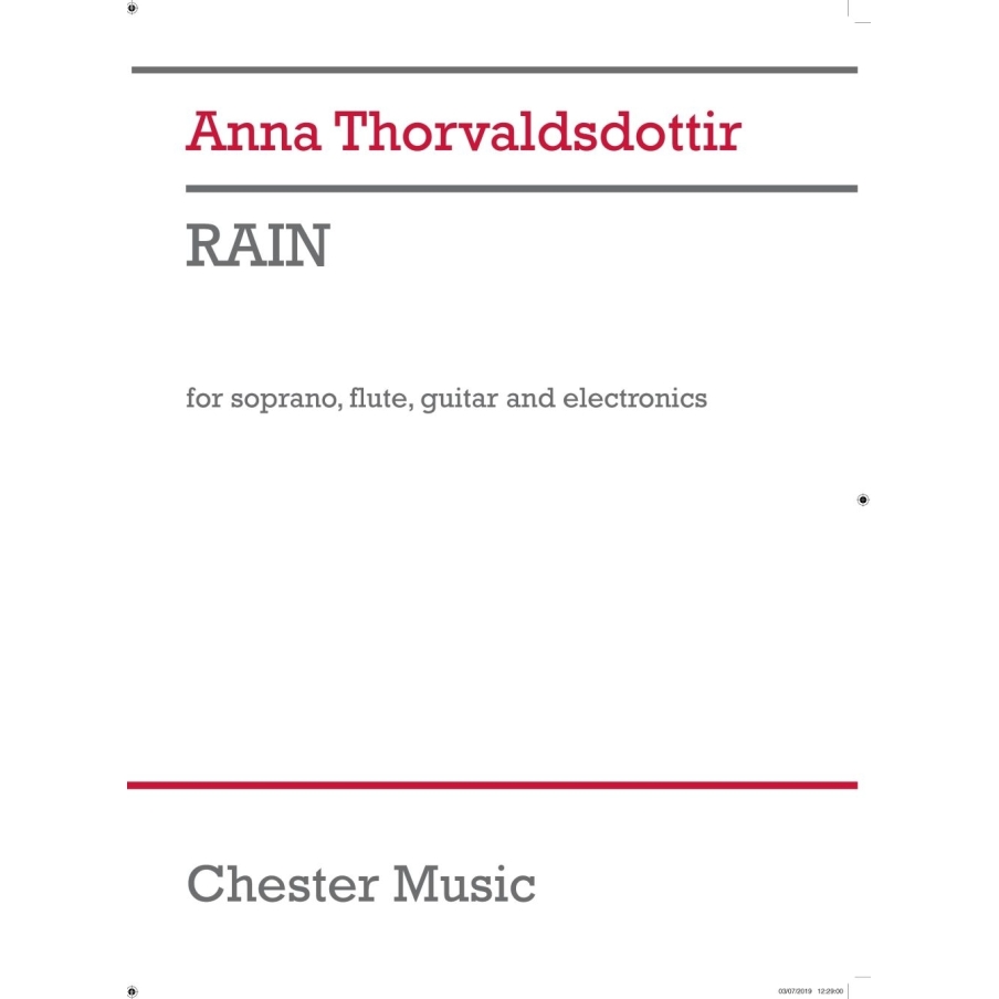 Thorvaldsdottir, Anna - Rain