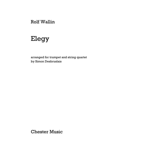 Wallin, Rolf - Elegy -...