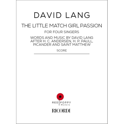 Lang, David - The Little Match Girl Passion