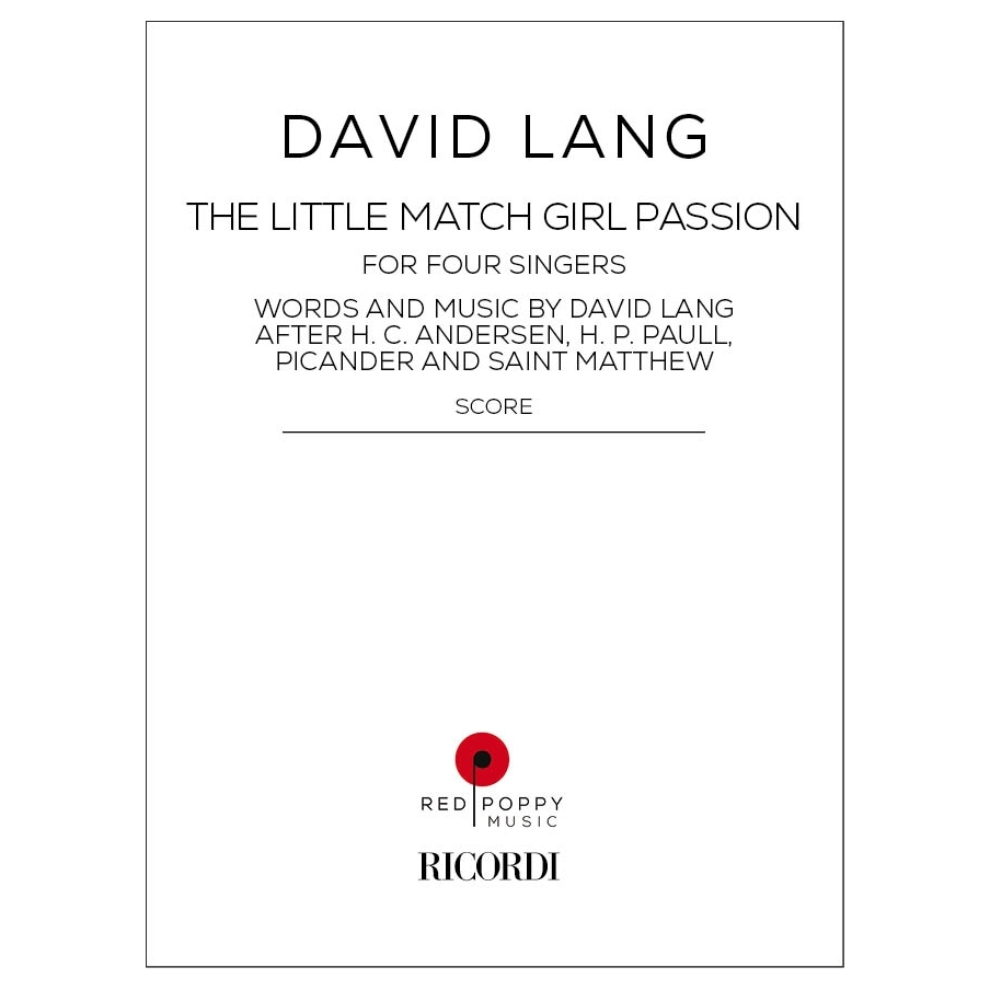 Lang, David - The Little Match Girl Passion