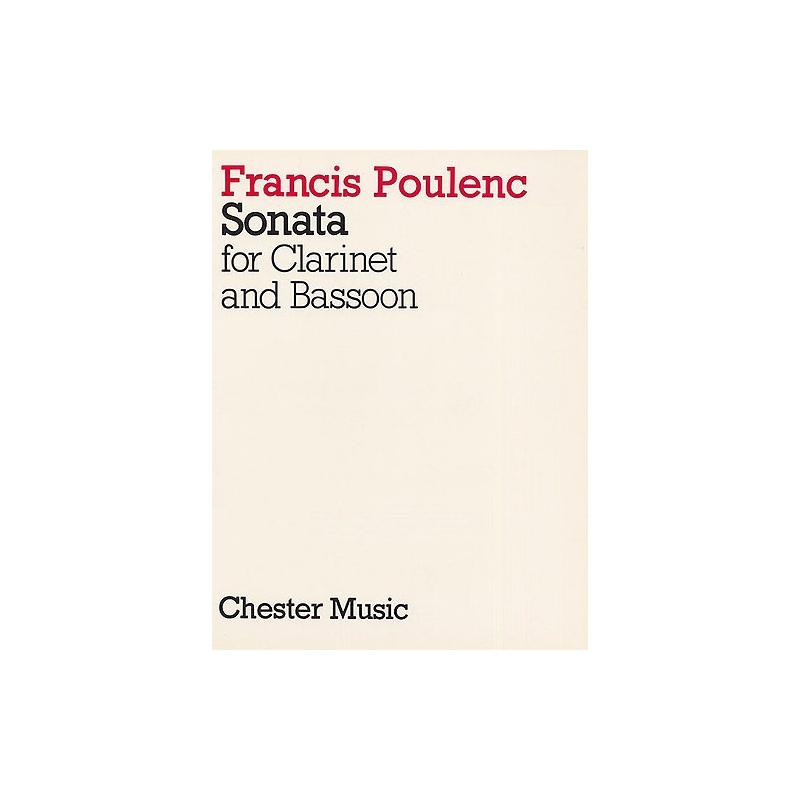 Poulenc, Francis - Sonata For Clarinet And Bassoon