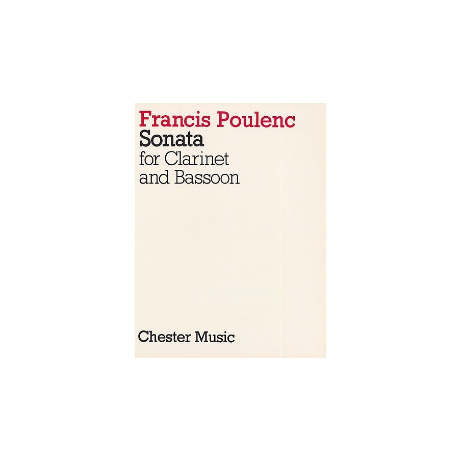 Poulenc, Francis - Sonata For Clarinet And Bassoon
