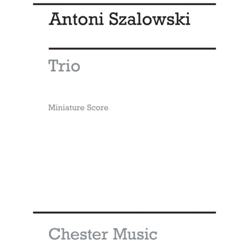 Szalowski, Antoni - Trio...