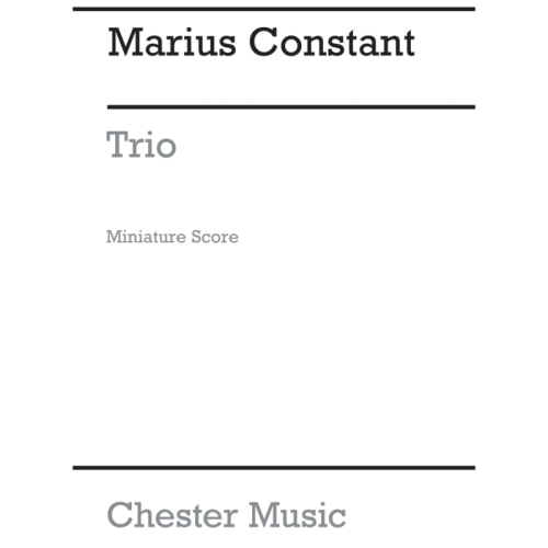 Constant, Marius - Trio