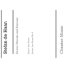 Haan, Jan - Seven Moods and Dances