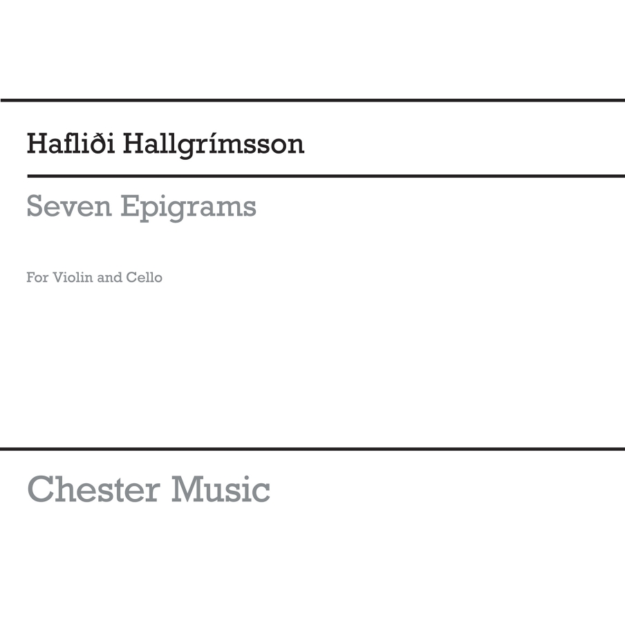 Hallgrímsson, Haflidi - Seven Epigrams
