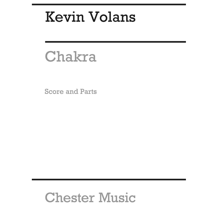 Volans, Kevin - Chakra For Three Percussionists