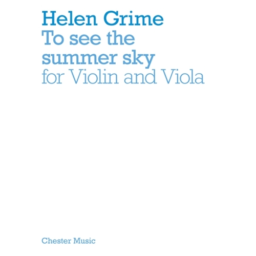Grime, Helen - To See The...
