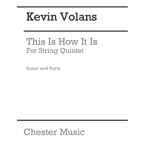 Volans, Kevin - This Is How...