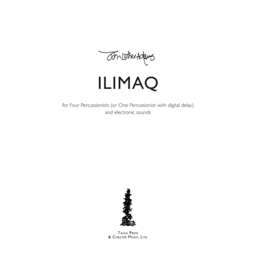 Adams, John Luther - Ilimaq