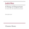 Weir, Judith - A Song Of Departure