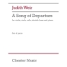 Weir, Judith - A Song Of Departure