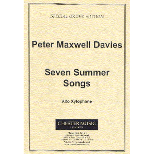 Davies, Peter - Seven Summer Songs - Alto Xylophone