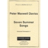 Davies, Peter - Seven Summer Songs - Untuned Percussion 1
