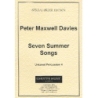 Davies, Peter - Seven Summer Songs - Untuned Percussion 4