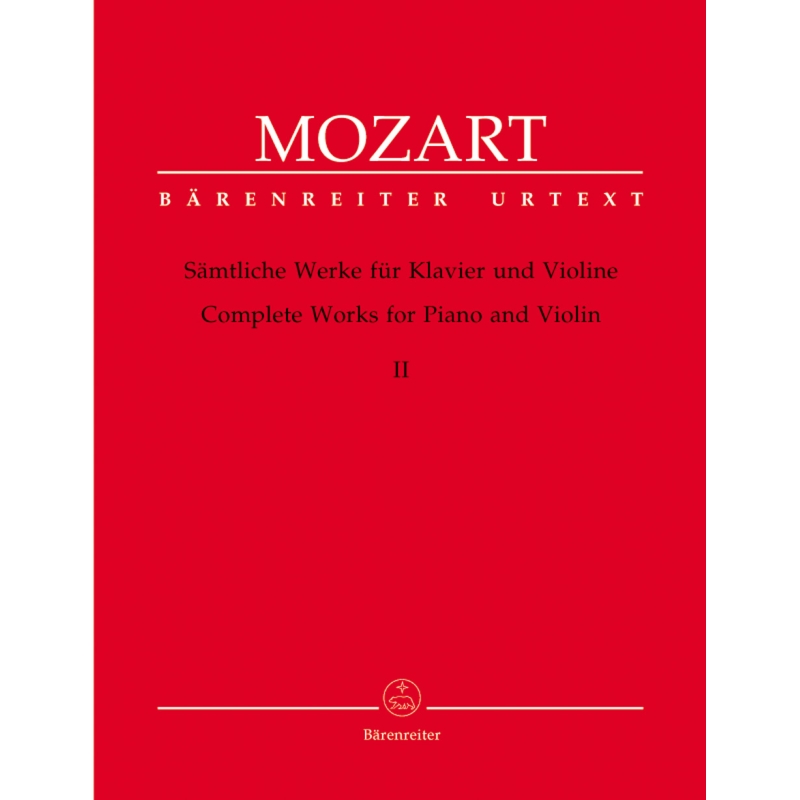 Mozart, W.A - Complete Works Vol.2 for Violin and Piano