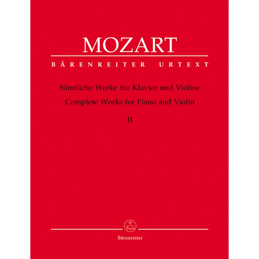 Mozart, W.A - Complete Works Vol.2 for Violin and Piano