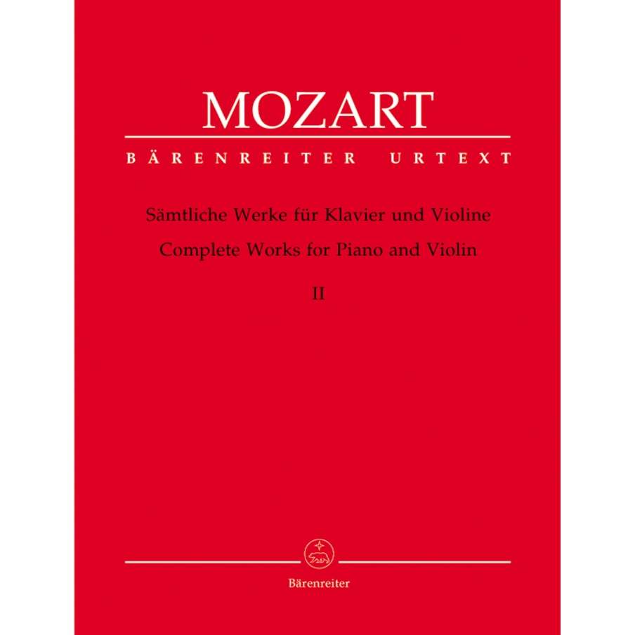 Mozart, W.A - Complete Works Vol.2 for Violin and Piano