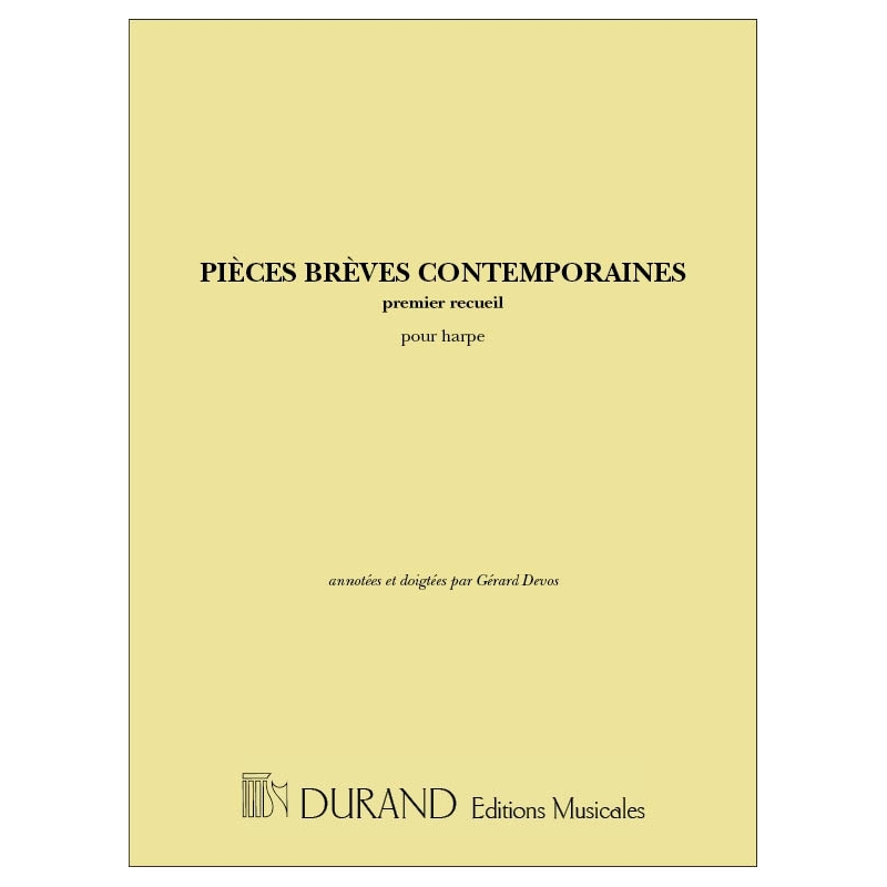 Pièces brèves contemporaines pour harpe Vol. 1