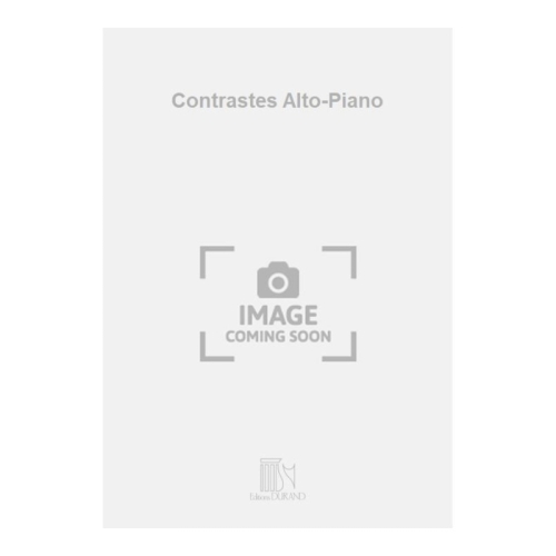 Bernaud, Alain - Contrastes Alto-Piano