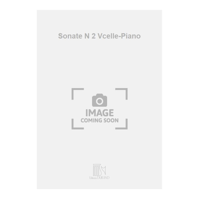 Jorrand, André - Sonate N 2 Vcelle-Piano