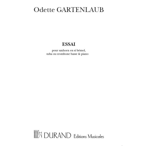 Gartenlaub, Odette - Essai