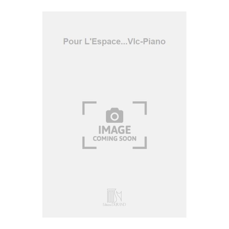Albin, Roger - Pour L'Espace...Vlc-Piano