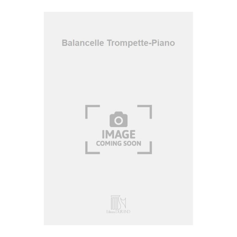Dubois, Pierre-Max - Balancelle Trompette-Piano
