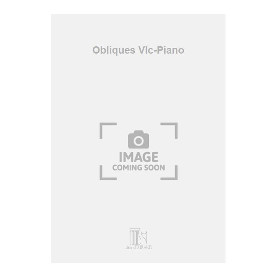 Bernaud, Alain - Obliques Vlc-Piano