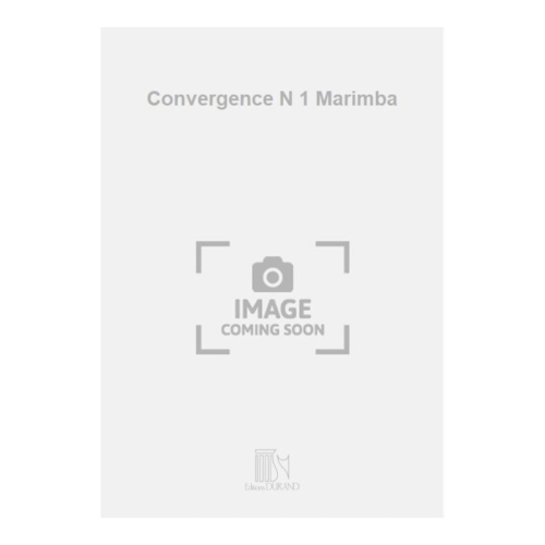 Taïra, Yoshihisa - Convergence N 1 Marimba