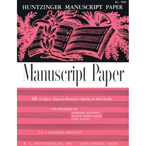 Manuscript Book - 48 Pages