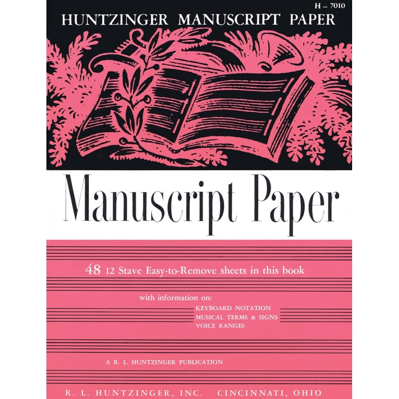 Manuscript Book - 48 Pages