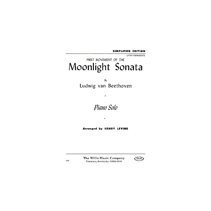 Beethoven, Ludwig - Moonlight Sonata